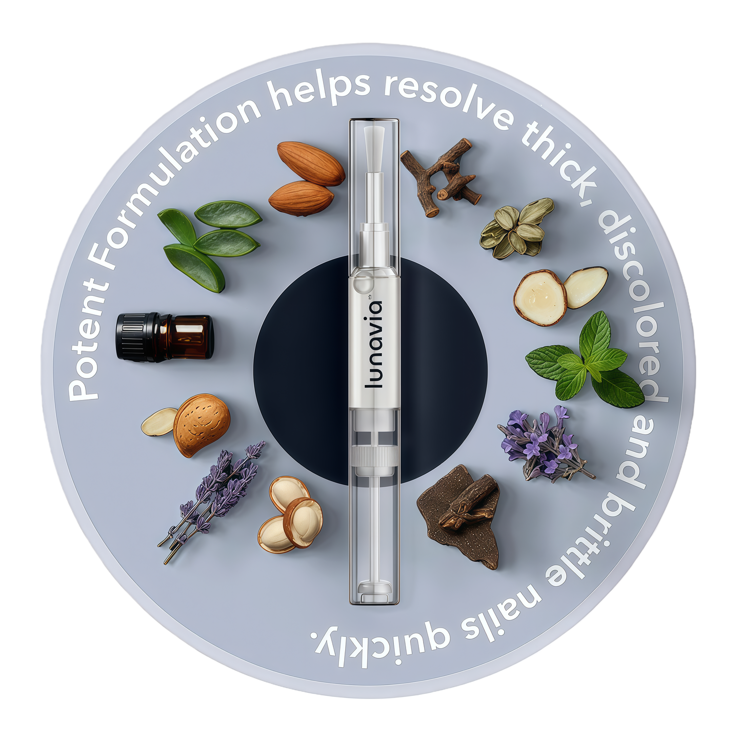 lunavia™ Antifungal Pen | Cures Most Athlete's Foot, Jock Itch, and Ringworm | 25% Undecylenic Acid with added Tea Tree, Jojoba, Clove Bud Oils & Aloe