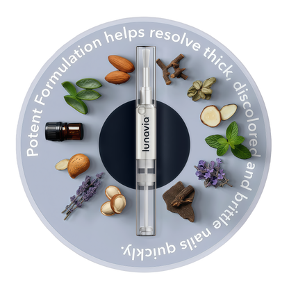 lunavia™ Antifungal Pen | Cures Most Athlete's Foot, Jock Itch, and Ringworm | 25% Undecylenic Acid with added Tea Tree, Jojoba, Clove Bud Oils & Aloe